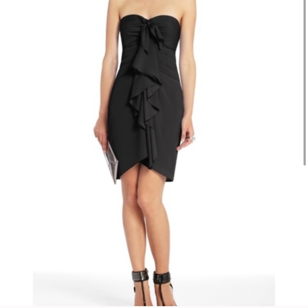 BCBGMAXAZRIA Black Gina Cocktail Dress